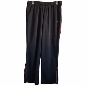 Champion Double Dry Mens Black Athletic Track Pant